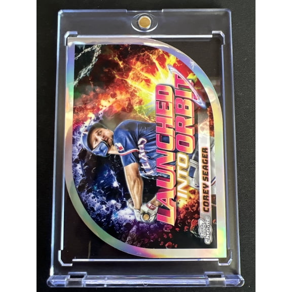 2024 Topps Chrome 2024 Topps Chrome Launched Into Orbit Corey Seager #LIO-6 Launched Into Orbit Die-Cut