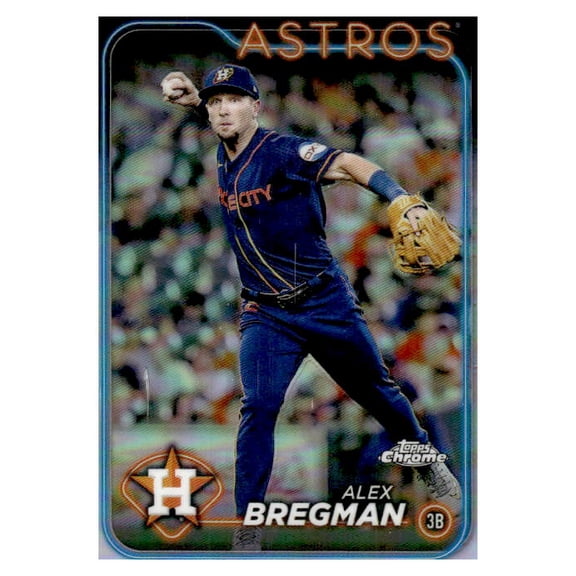 2024 Topps Chrome Alex Bregman #53 Refractor Houston Astros MLB BASEBALL Trading Card