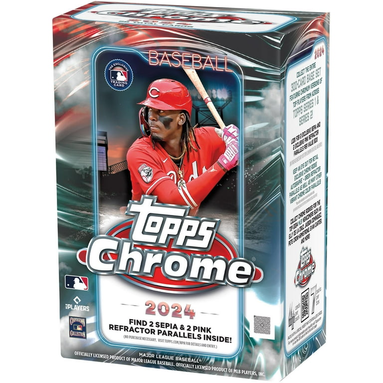 2024 Topps Chrome Baseball Factory Sealed Value Box - Walmart.com