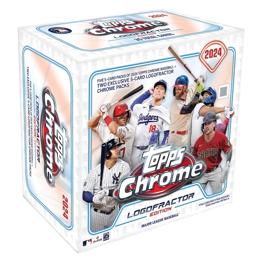 2025 MLB Topps Chrome Baseball Logofractor Edition Box! - Walmart.com