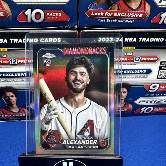 2024 Topps Chrome Blaze Alexander #USC62 Refractor Rookie Insert