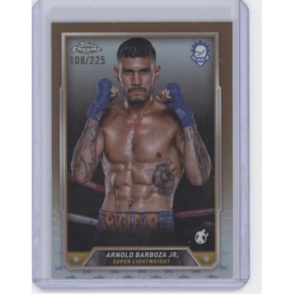 2024 Topps Chrome Boxing Arnold Barboza Jr. #18 /225 RC