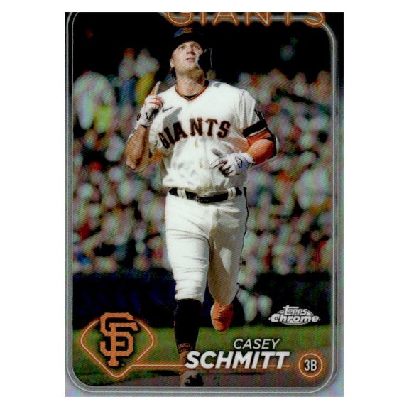 2024 Topps Chrome Casey Schmitt #220 Refractor San Francisco Giants MLB BASEBALL Trading Card