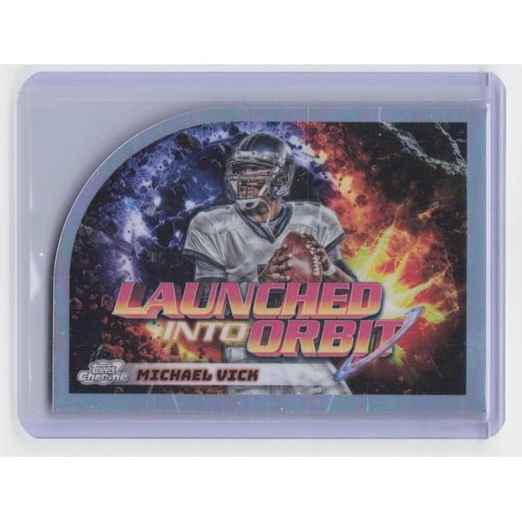 2024 Topps Chrome Cosmic Michael Vick #LIO-14 Launched Into Orbit