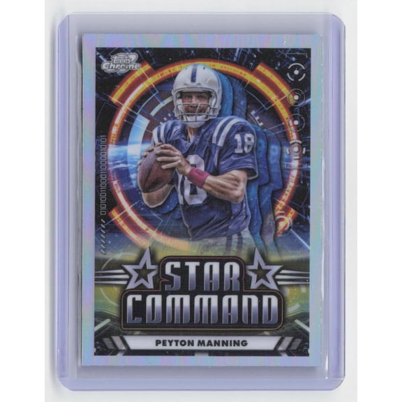 2024 Topps Chrome Cosmic Peyton Manning #SC-13 Star Command