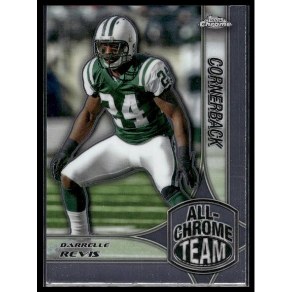2024 Topps Chrome All Chrome Team ACT-20 Darrelle Revis New York Jets Football Card Near Mint