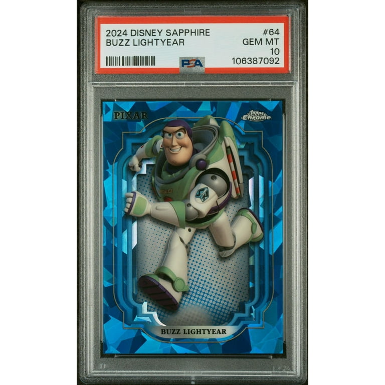 2024 Topps Chrome Disney Sapphire Edition #64 Buzz Lightyear PSA