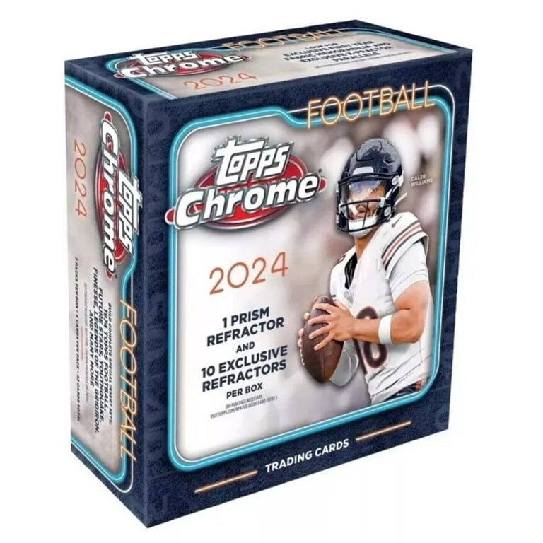 24 TOPPS CHROME FOOTBALL MEGA BOX - Walmart.com