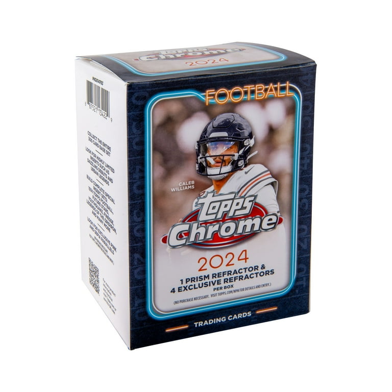 24 TOPPS CHROME FOOTBALL VALUE BOX - Walmart.com
