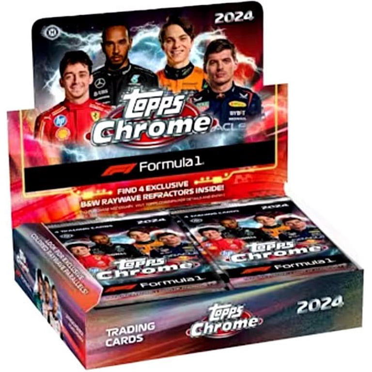 Topps, Trading Card, 2024 Chrome F1 Hobby Lite Box - Walmart.com