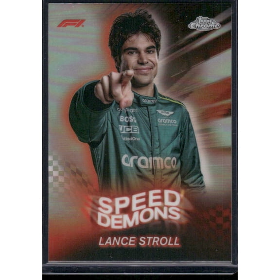2024 Topps Chrome Formula 1 Speed Demons Lance Stroll #SD-12 Speed Demons insert