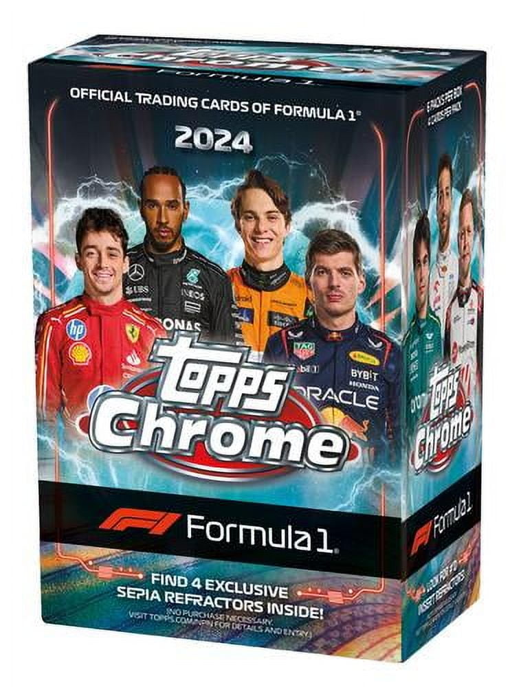 2024 Topps Chrome Formula 1 Trading Cards Blaster Box