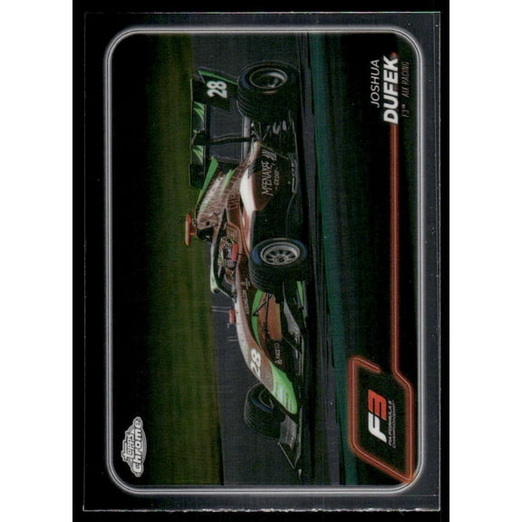 2024 Topps Chrome Formula 3 Trading Card Joshua Dufek HWA RACELAB #141