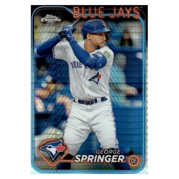 2024 Topps Chrome George Springer #134 Prism Refractors