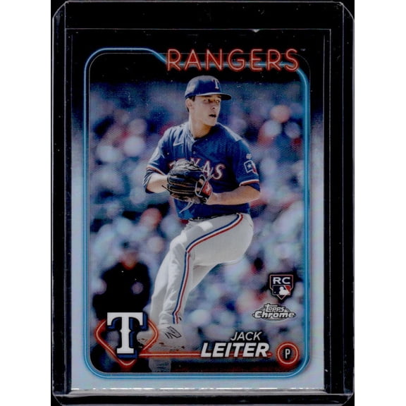 2024 Topps Chrome Refractors RC Jack Leiter #111 Baseball Card
