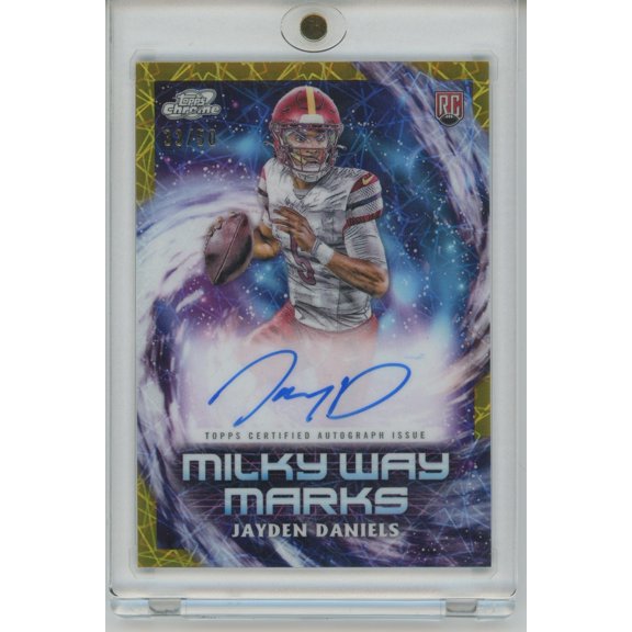 2024 Topps Chrome Jayden Daniels #mwm-jd Gold Refractor Rookie Topps