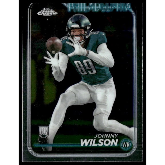 2024 Topps Chrome Johnny Wilson Philadelphia Eagles #231 /50 Football Card
