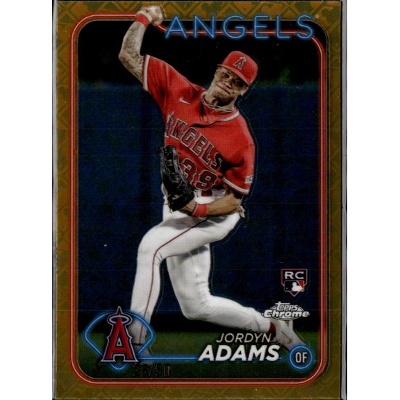 2024 Topps Chrome Jordyn Adams #145 Gold Refractor