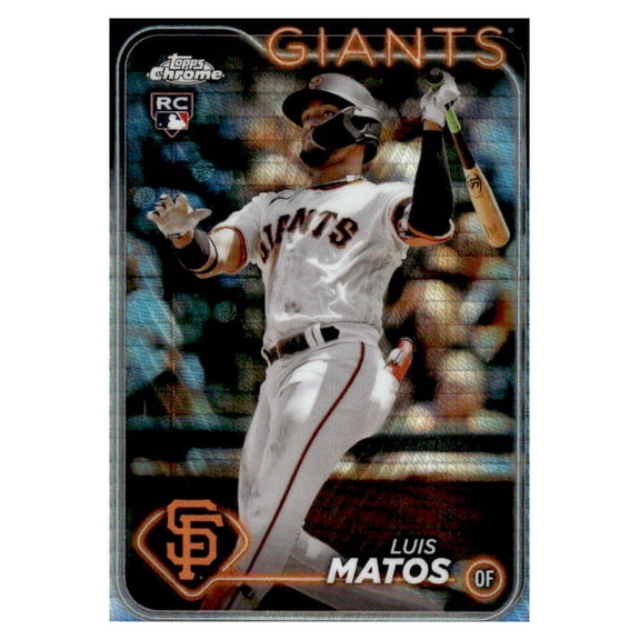 2024 Topps Chrome Luis Matos #270 Prism Refractor San Francisco Giants MLB BASEBALL Trading Card