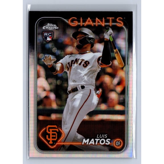 2024 Topps Chrome Luis Matos San Francisco Giants #270 Refractor RC Baseball Card
