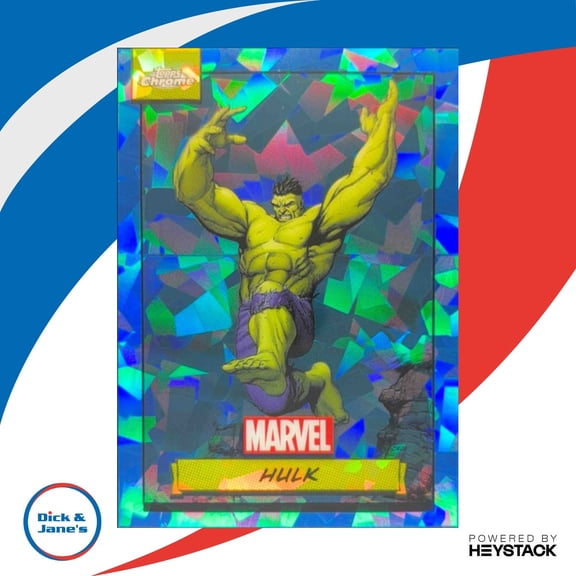 2024 Topps Chrome Marvel Sapphire Base Hulk Trading Card