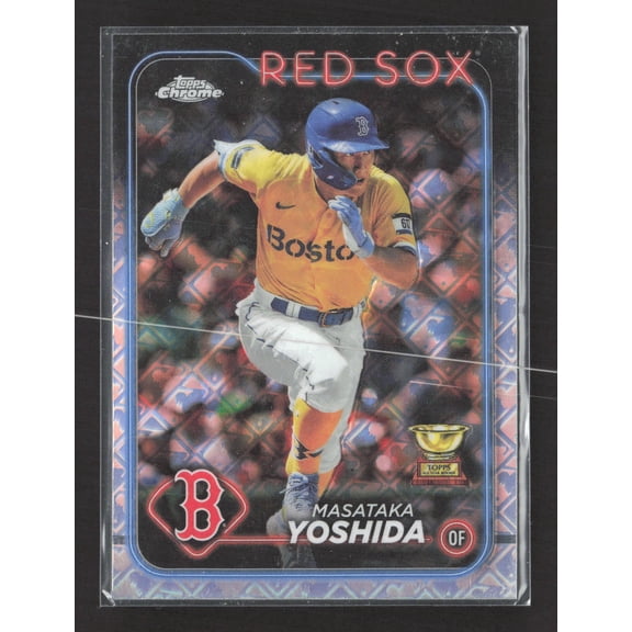 2024 Topps Chrome X-Fractor #63 Masataka Yoshida Topps All-Star Rookie Baseball Card