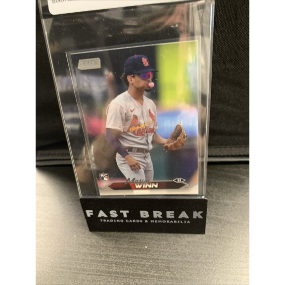 2024 Topps Chrome Masyn Winn #264 Chrome Parallel Rookie Insert Baseball Card