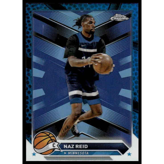 2024 Topps Chrome Naz Reid #160 Blue Sonar Refractor