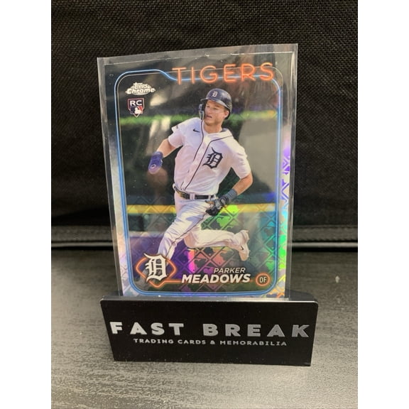 2024 Topps Chrome Parker Meadows Rookie MLB Logo Refractor #271 Baseball Card