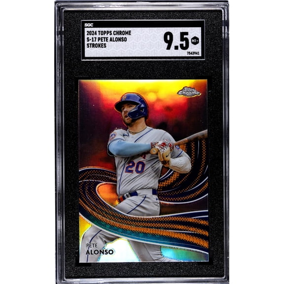 2024 Topps Chrome #S-17 Pete Alonso Strokes SGC 9.5