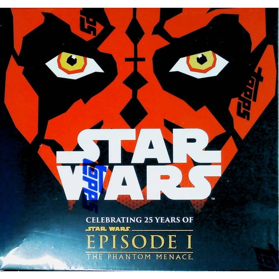 2024 Topps Chrome Sapphire Edition Star Wars The Phantom Menace Factory Sealed Hobby Box