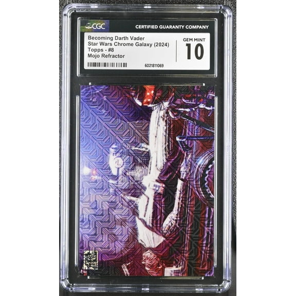 2024 Topps Chrome Star Wars Galaxy #8 Becoming Darth Vader MOJO #03/50 CGC 10
