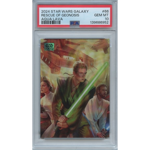 2024 Topps Chrome Star Wars Galaxy Rescue Of Geonosis Parallel/Variety #66 PSA 10