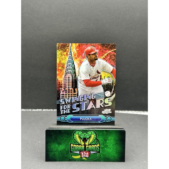 2024 Topps Chrome Swinging for the Stars Albert Pujols St. Louis Cardinals #STS-23 Baseball Card
