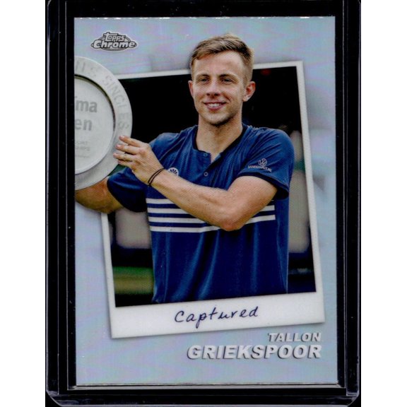 2024 Topps Chrome Tallon Griekspoor Captured #CTD-TG Tennis Card