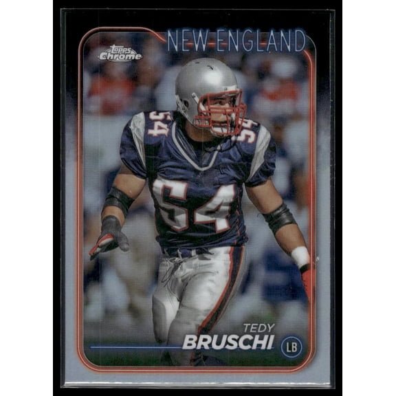 2024 Topps Chrome Tedy Bruschi #124 Refractor
