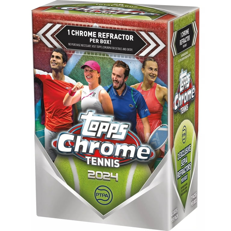 マリニン　Topps chrome 2024 Topps Chrome Tennis Blaster Box - Walmart.com