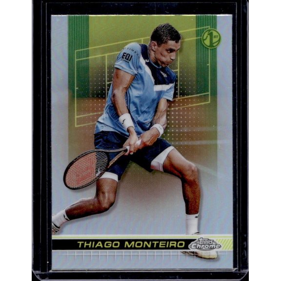 2024 Topps Chrome Thiago Monteiro #36 Refractor Tennis Trading Card
