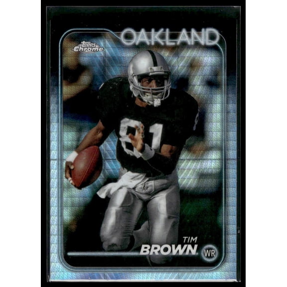 2024 Topps Chrome Tim Brown #151 Prism Refractor