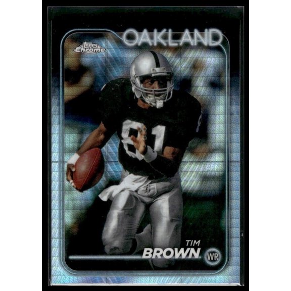 2024 Topps Chrome Tim Brown #151 Prism Refractor