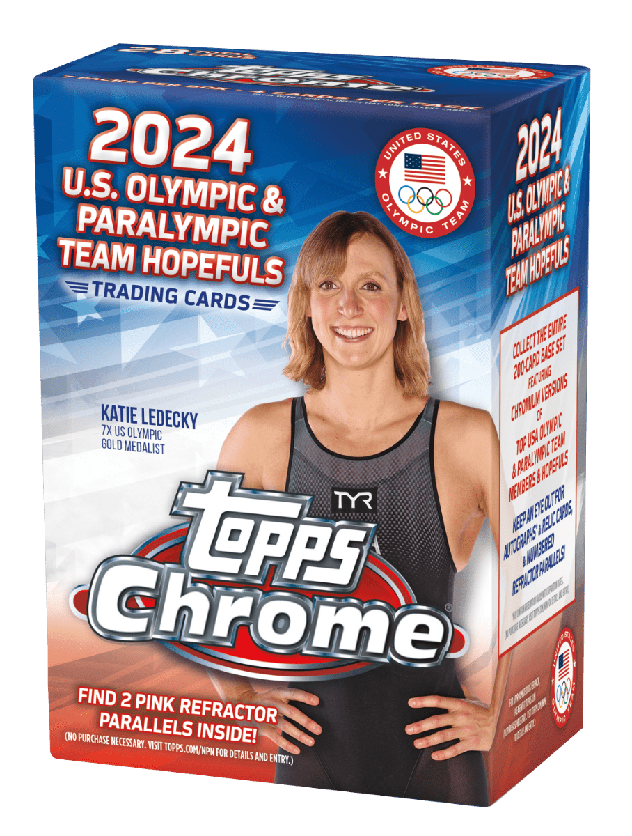 2024 Topps Chrome U.S. Olympic & Paralympic Team Hopeful Trading 