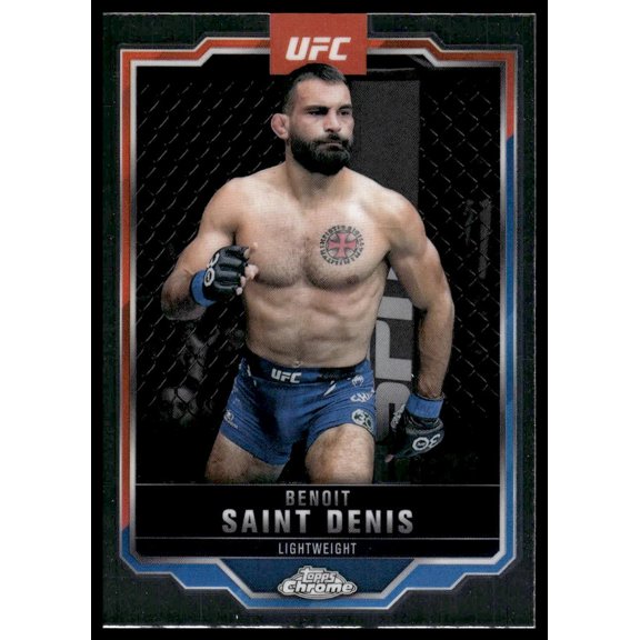 2024 Topps Chrome UFC Benoit Saint Denis #162