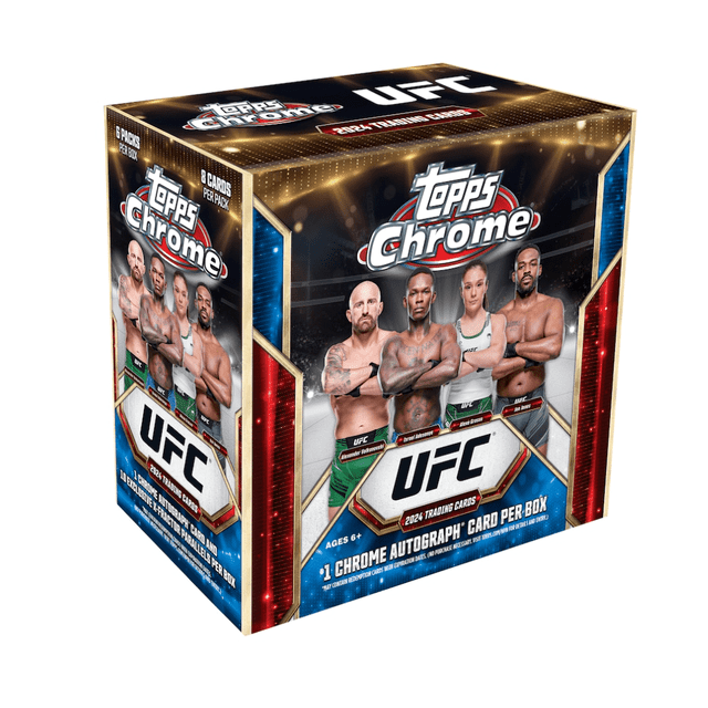 2024 Topps Chrome UFC Mega Box Trading Cards