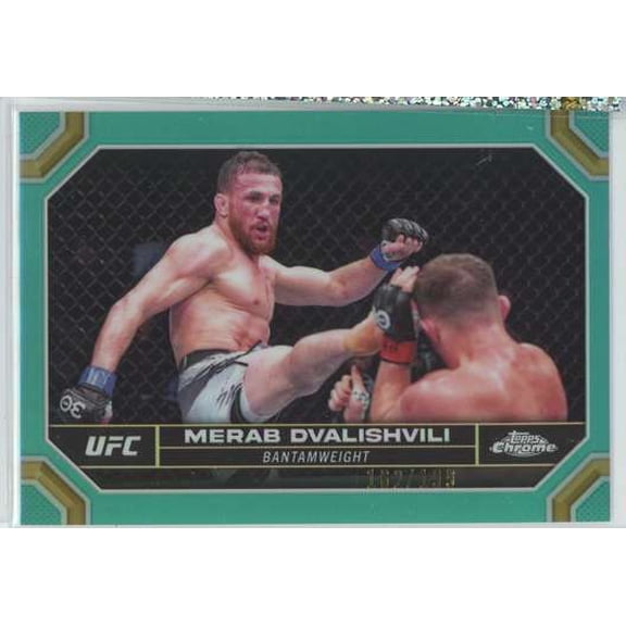 2024 Topps Chrome UFC Merab Dvalidhvili #135 (Teal)