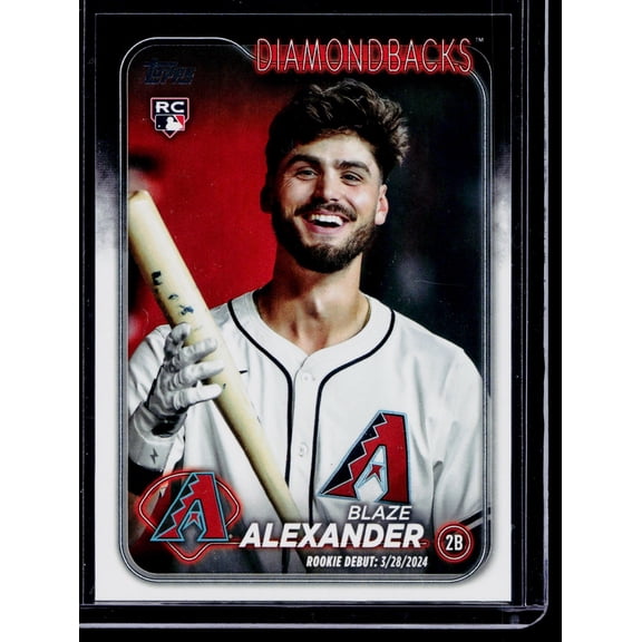 2024 Topps Chrome Update USC62 Blaze Alexander Arizona Diamondbacks Baseball Card