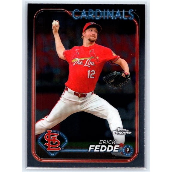 2024 Topps Chrome Update Near Mint Erick Fedde USC47 St. Louis Cardinals Baseball Card