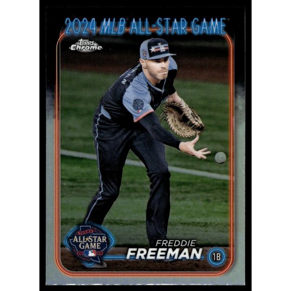 2024 Topps Chrome Update Freddie Freeman #ASGC-45 2024 All-Star Game Chrome Los Angeles Dodgers MLB BASEBALL Trading Card