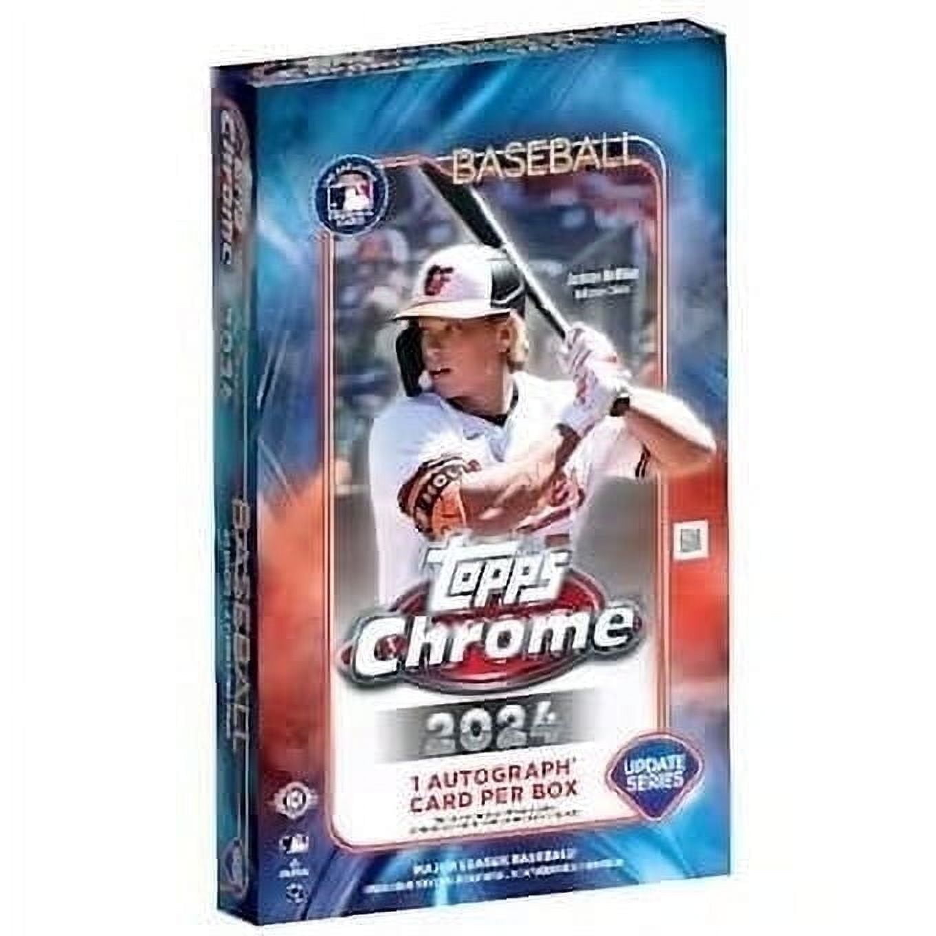 topps chrome mlb update series 未開封box 2024 Topps Chrome Update Series Baseball Hobby Box - Walmart.com