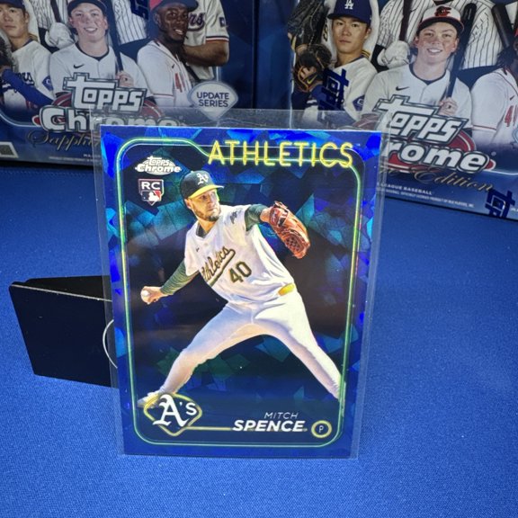 2024 Topps Chrome Update Series Sapphire Edition Mitch Spence #USCS28 [Base] Rookie Base Set