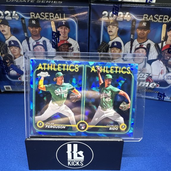 2024 Topps Chrome Update Series Sapphire Edition Tyler Ferguson Osvaldo Bido #USCS69 [Base] Rookie Base Set